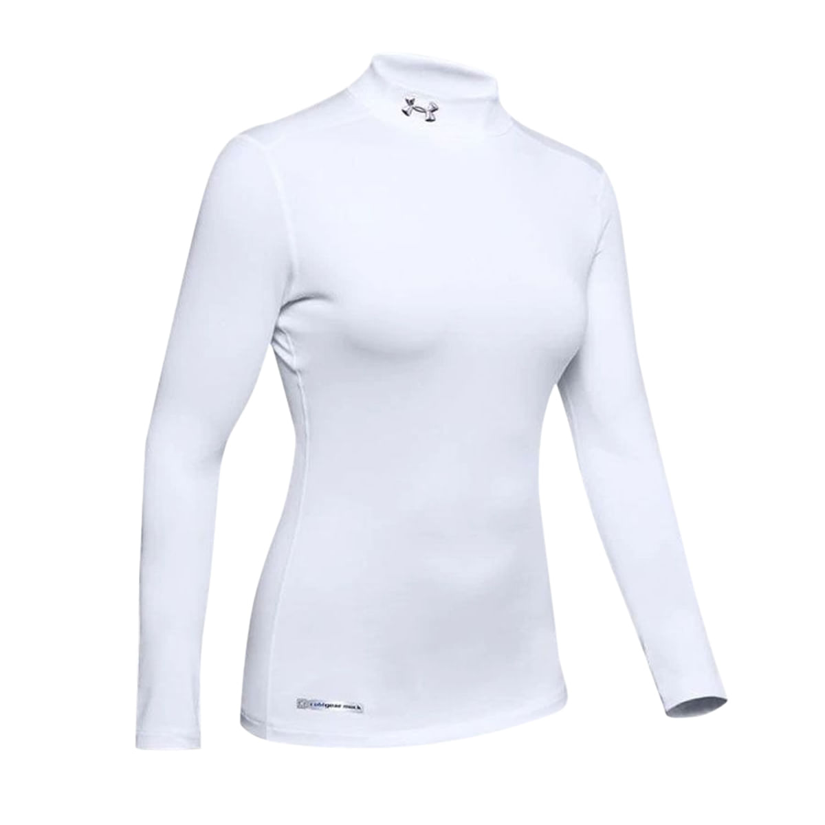 Under Armour Womens THE COLDGEAR MOCK WHITE - Paragon Sports