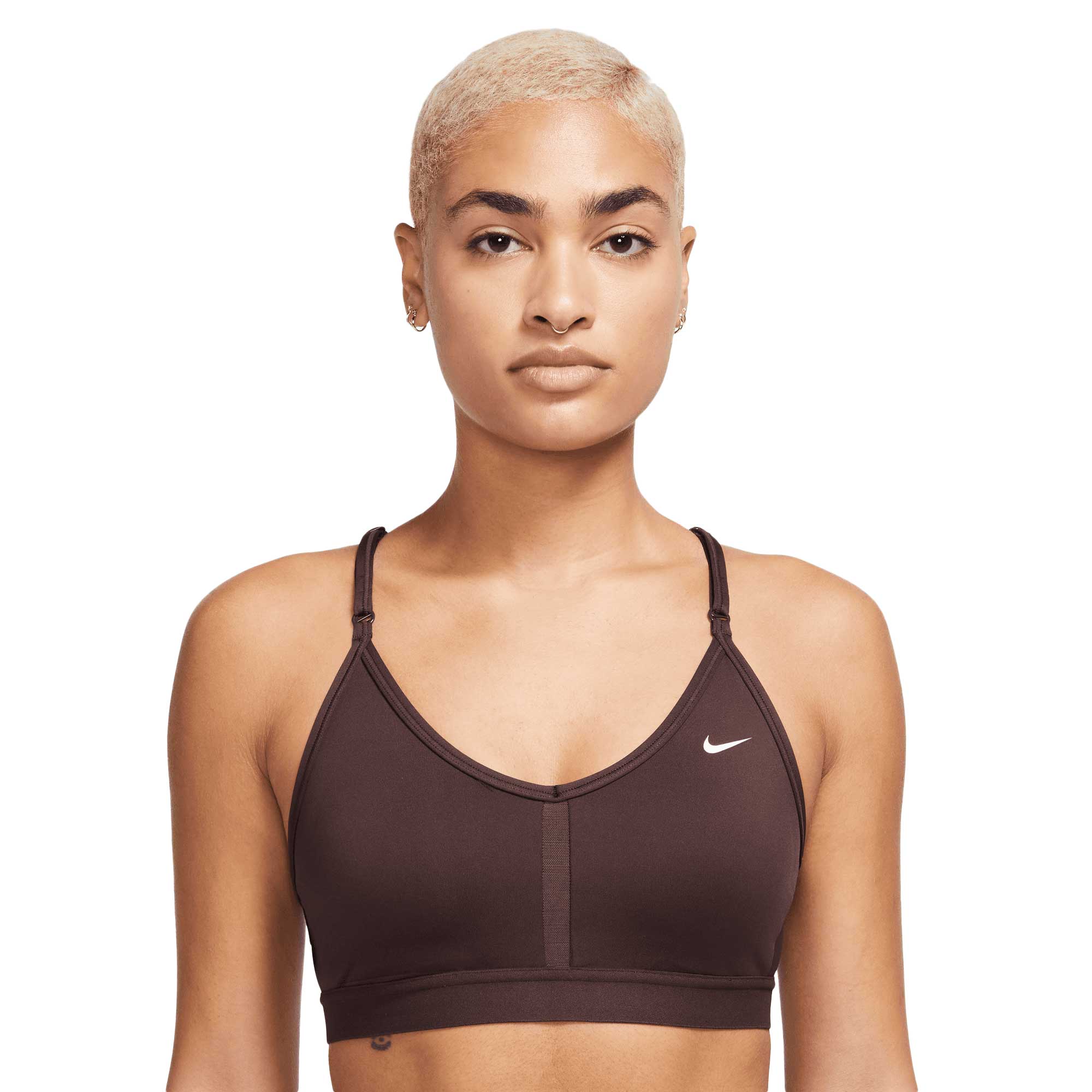 Nike Womens DRI FIT INDY BRA SMOKE GREY - Paragon Sports