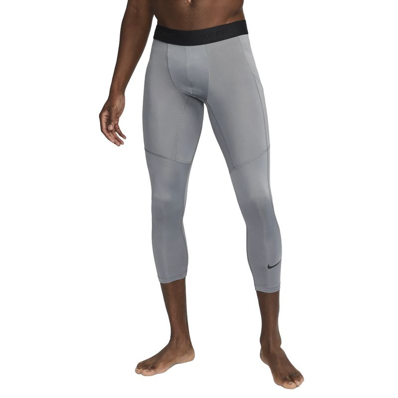 Nike Mens Nike Pro Dri-FIT 3/4 Tights - Mens Black/White Size XL