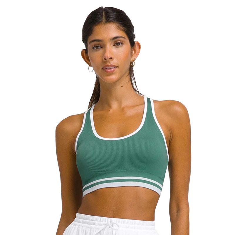 Seamless Sports Bra | Lime Green