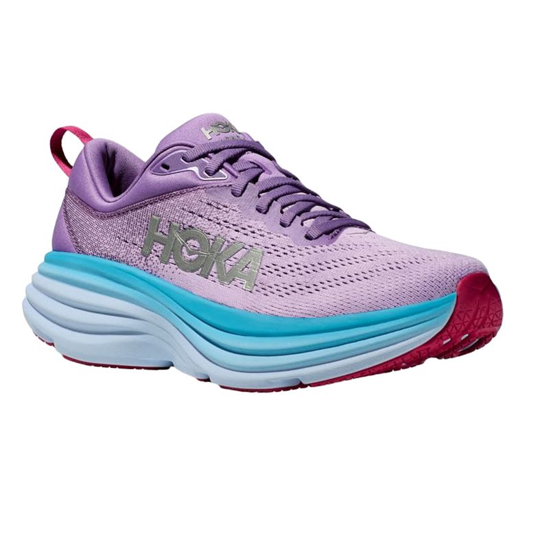 Hoka One One Womens BONDI 8 CHALK VIOLET - Paragon Sports