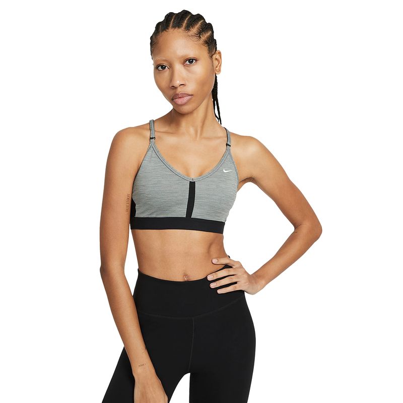 Nike Womens DRI FIT INDY BRA SMOKE GREY - Paragon Sports