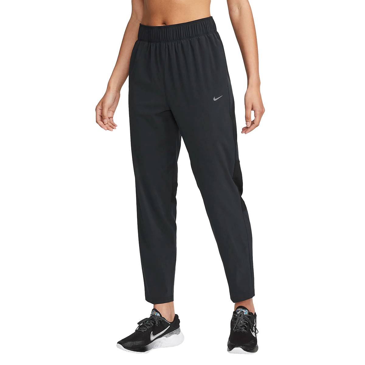 Nike Womens Dri-Fit GO RUN PANT BLACK-RFS - Paragon Sports