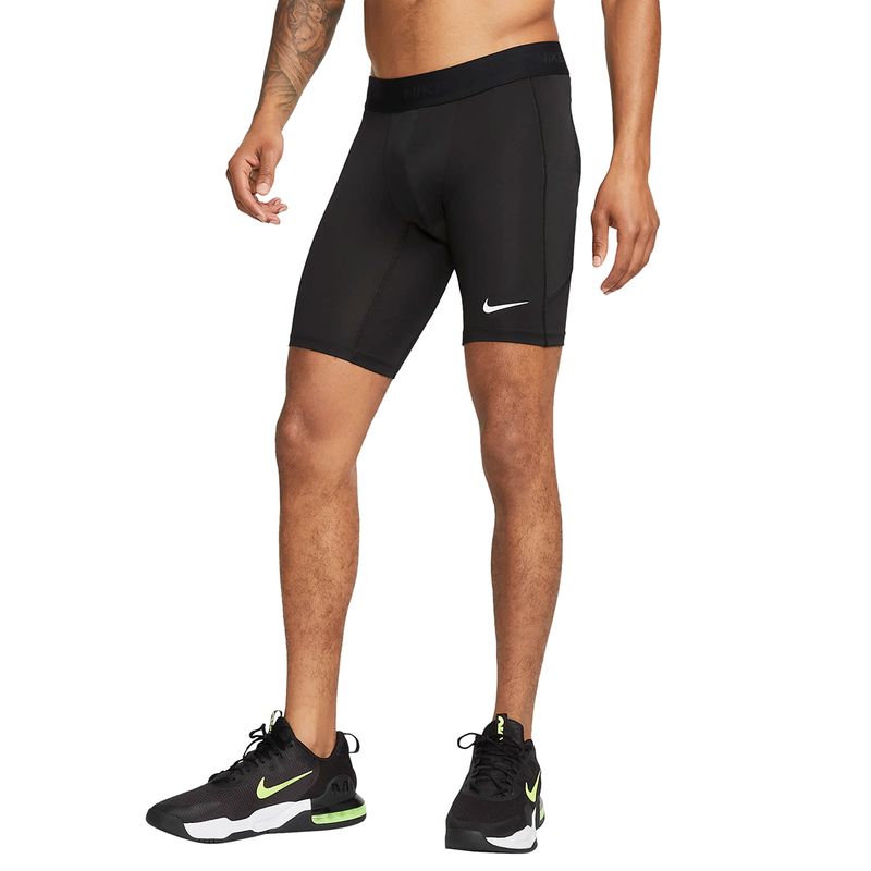 NIKE INC Mens PRO Dri-Fit COMPRESSION SHORT BLACK-WHITE - Paragon Sports