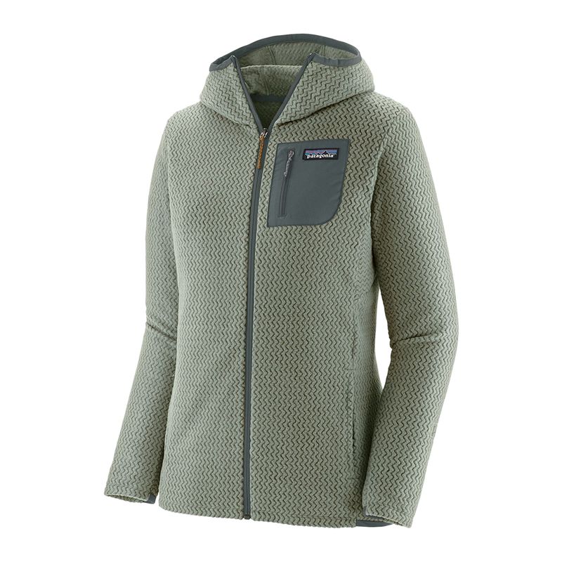 Patagonia r1 cheap hoody textile green