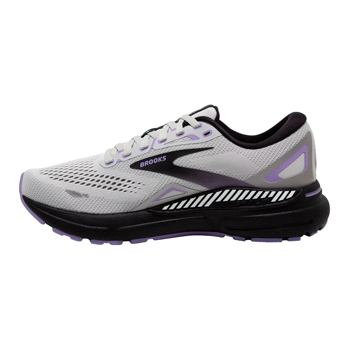 Brooks Womens ADRENALINE GTS 23 GREY-BLACK-PURPL - Paragon Sports