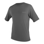 O'Neill Basic Skins 30+ Short-Sleeve Sun Shirt - Men's Graphite, XL