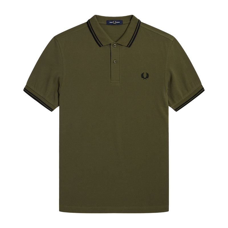 Fred perry green polo 2024 shirt