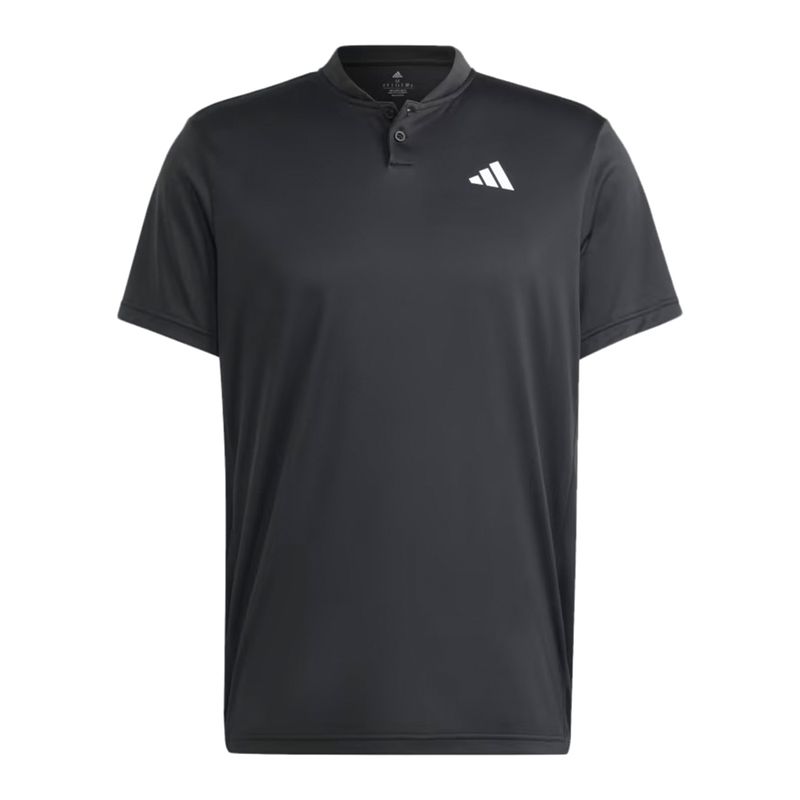 Adidas Mens CLUB HENLEY T Shirt BLACK Paragon Sports