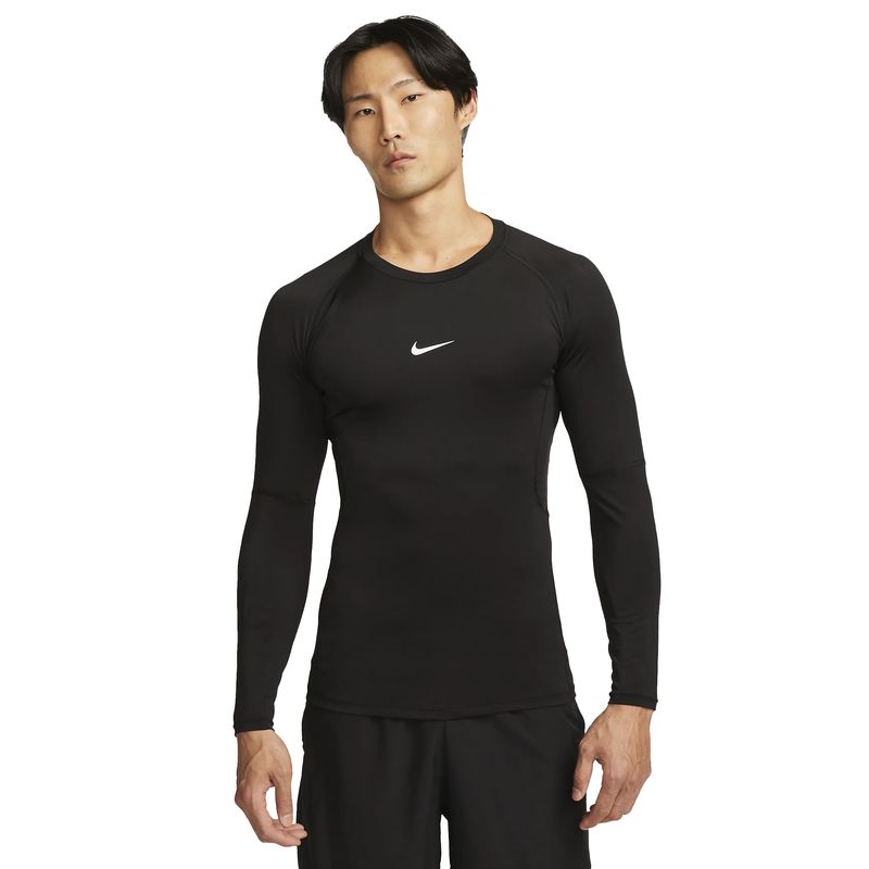 Nike Pro Men s Dri Fit Tight Long Sleeve Fitness Top