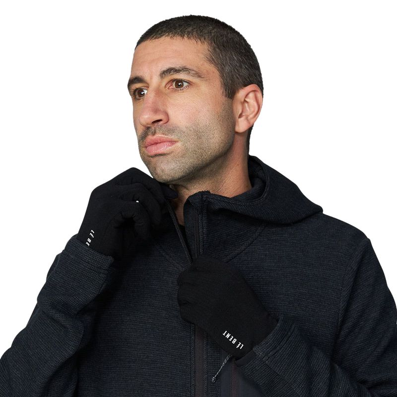 Le Bent Unisex WAFFLE MIDWEIGHT LINERS BLACK Paragon Sports