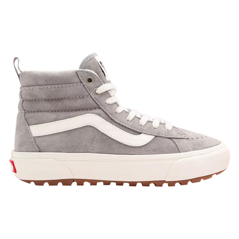 Vans sk8 hi womens grey sale