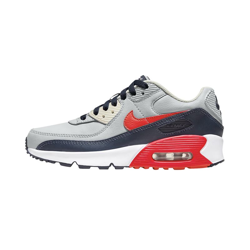 Nike Kids AIR MAX 90 LTR LT SMOKE GREY BR Paragon Sports