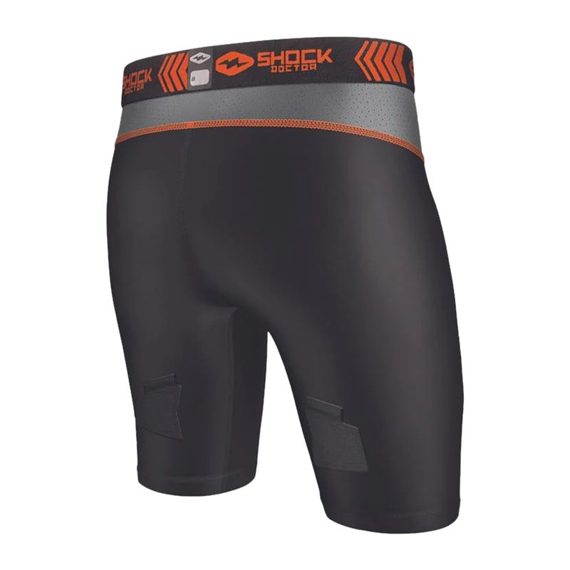 Shock Doctor Mens COMPRESSION SHORT CUP BLACK Paragon Sports