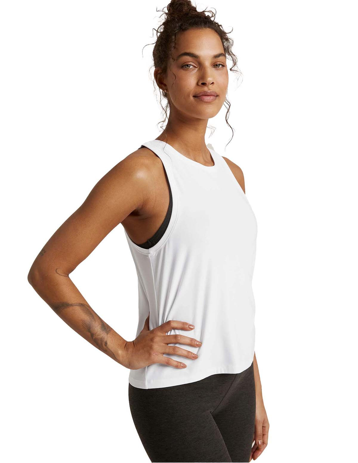 Beyond Yoga Womens FW REBALANCE TANK CLOUD WHITE - Paragon