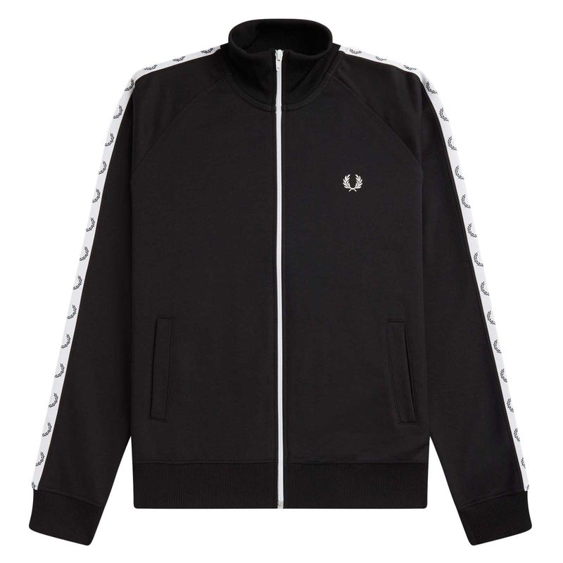 Track top shop fred perry black