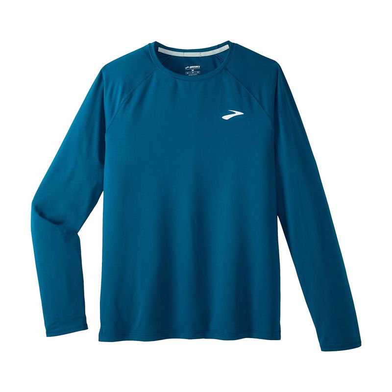 Brooks Mens ATMOSPHERE LONG SLEEVE 2 DK OCEAN - Paragon Sports