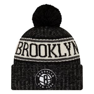 unisex nets sport knit pompom hat