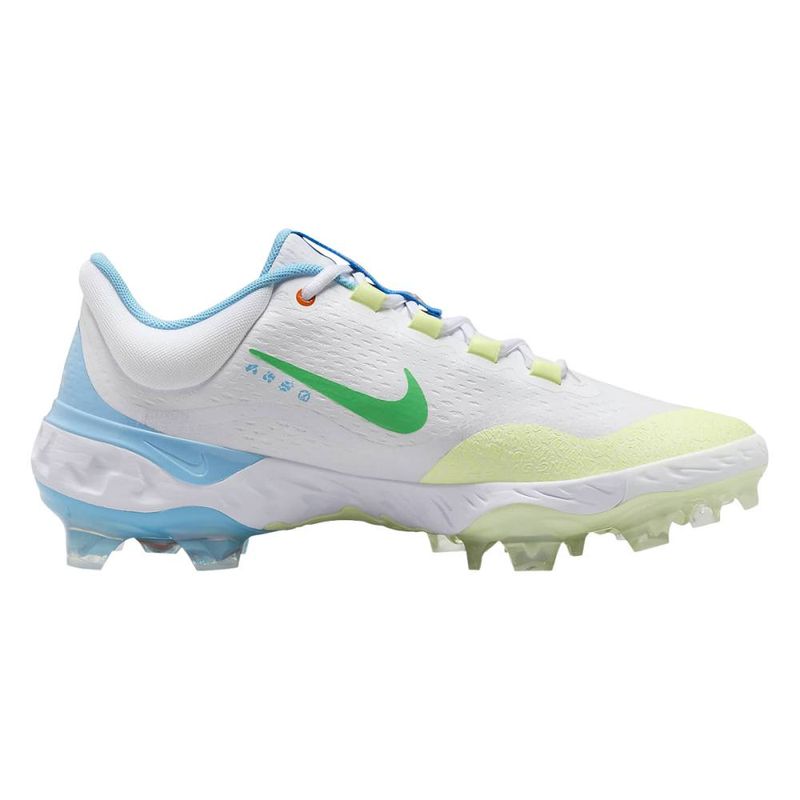 Nike Mens ALPHA HUAR ELT 4 LOW MCS WHITE PHOTO AQUA Paragon Sports