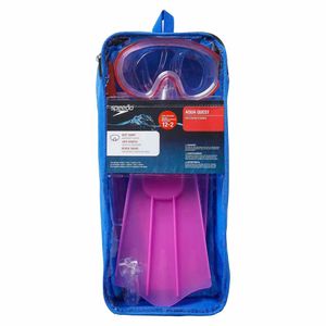 kids aqua quest Mask Snorkel Fin set - S-L