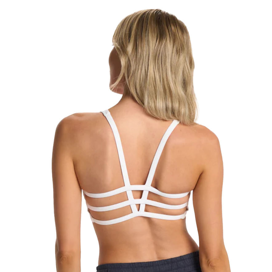 Vuori Womens YOSEMITE BRA WHITE - Paragon Sports