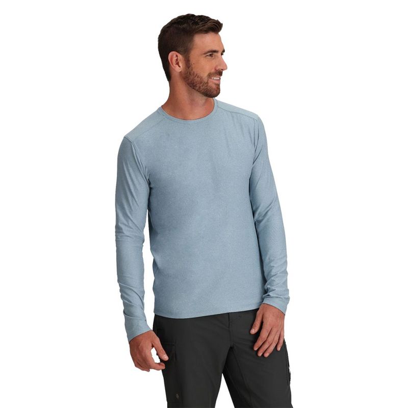 Royal Robbins Mens AMP LITE CREW Long Sleeve 479-MTN SPRING