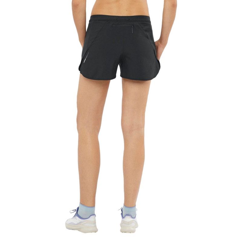 Salomon Womens CROSS 2IN1 SHORT DEEP BLACK - Paragon Sports Salomon Womens CROSS 2IN1 SHORT DEEP BLACK - Paragon Sports