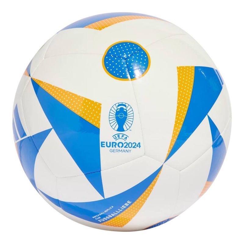 Adidas EURO CLUB BALL WHITE BLUE CORAL Paragon Sports