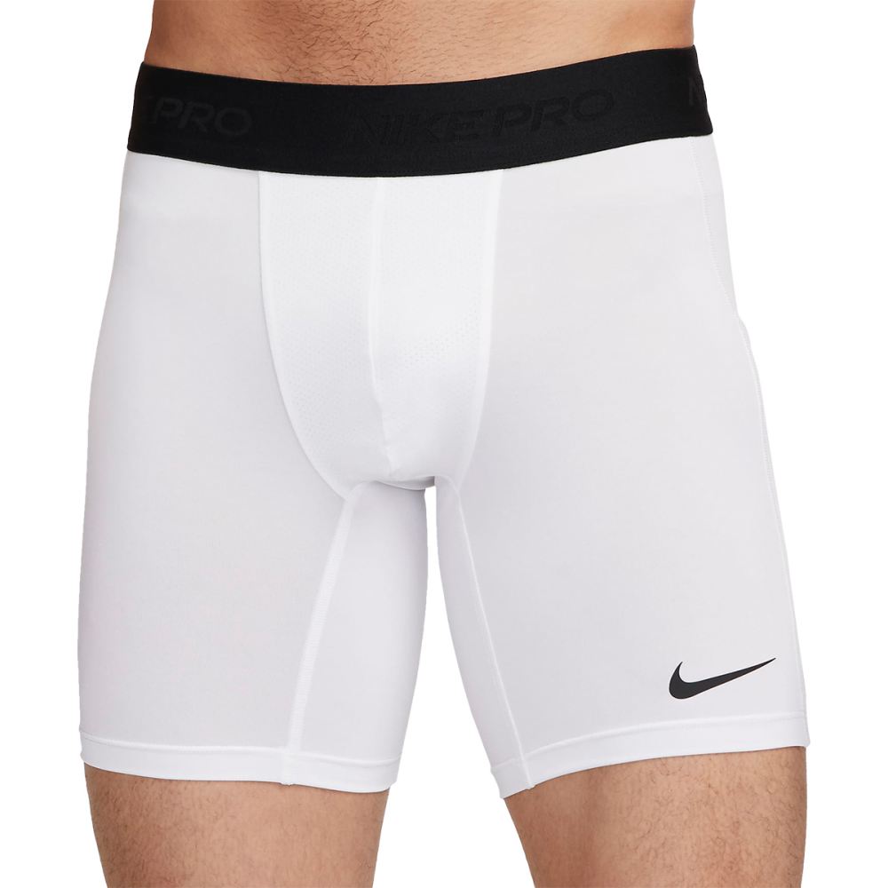 Nike Mens PRO SHORT WHITE BLACK Paragon Sports