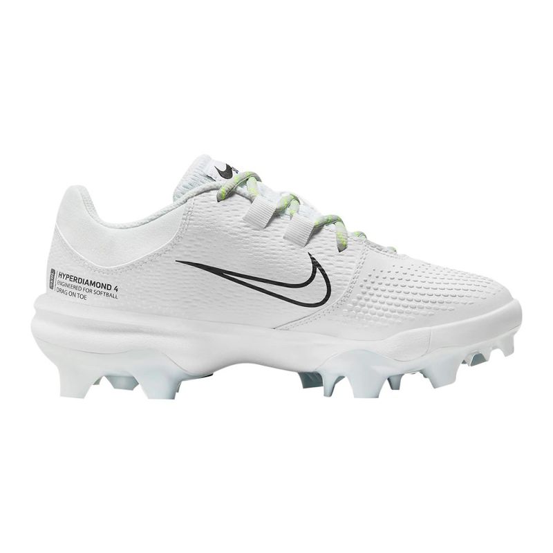 Nike Womens HYPERDIAMOND 4 PRO MCS WHITE BLACK VOLT Paragon Sports
