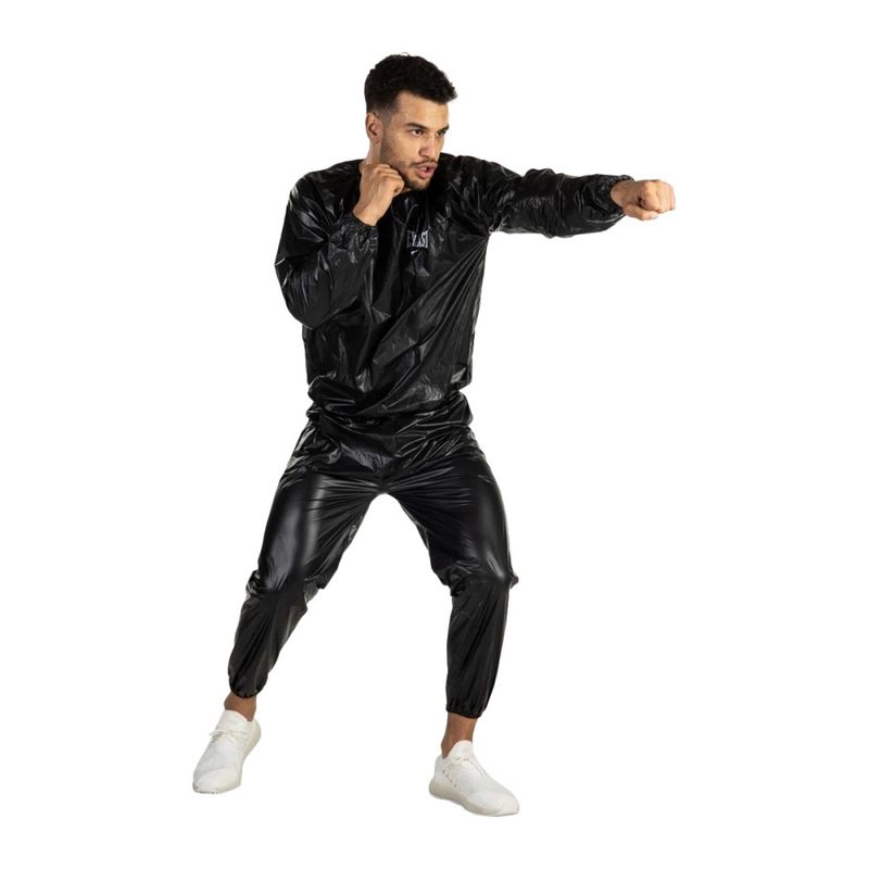 Everlast PVC SAUNA SUIT BLACK Paragon Sports