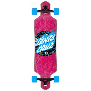 Santa Cruz Floral Flame 9in Drop Thru Longboard
