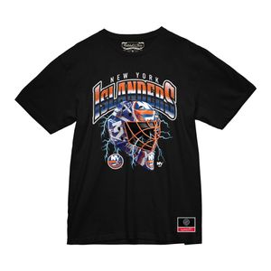 mens new york islanders crease lightning t-shirt