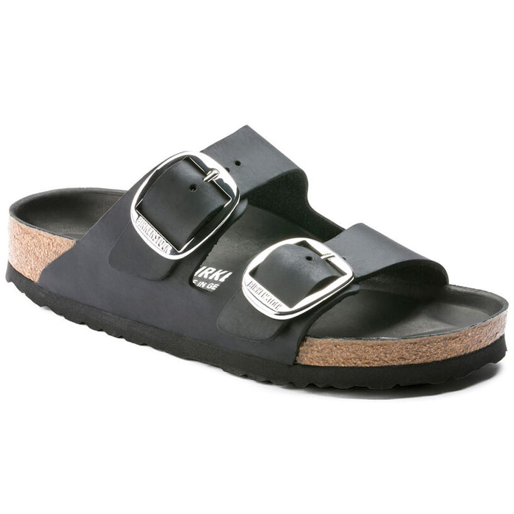 United Arrows Birkenstock Arizona Big Buckle Black Silver