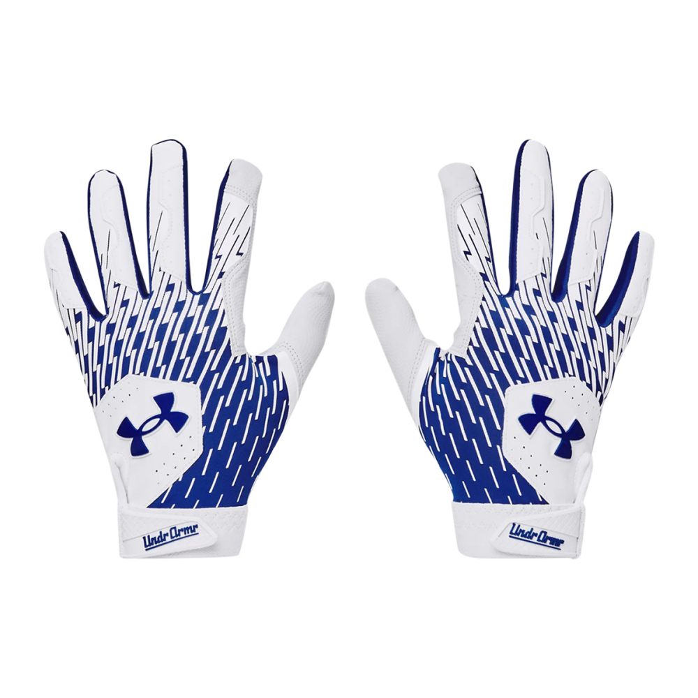 Blue under armour batting gloves online