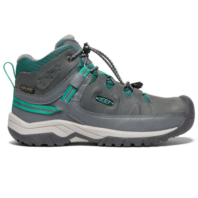 Keen Kids TARGHEE MID WP Y STEEL GREY PORCE Paragon Sports