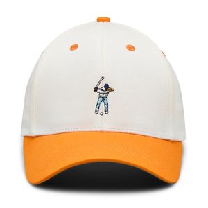 six panel two tone hat