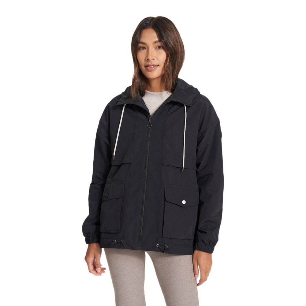 VUORI Womens ELIJO RAIN JACKET BLACK - Paragon Sports