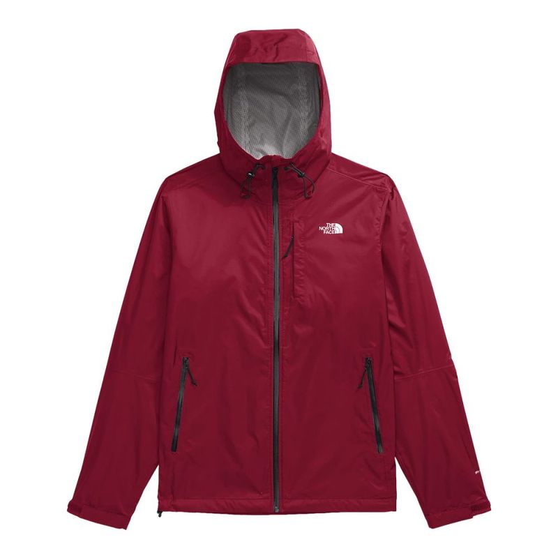 North face grey and red jacket best sale