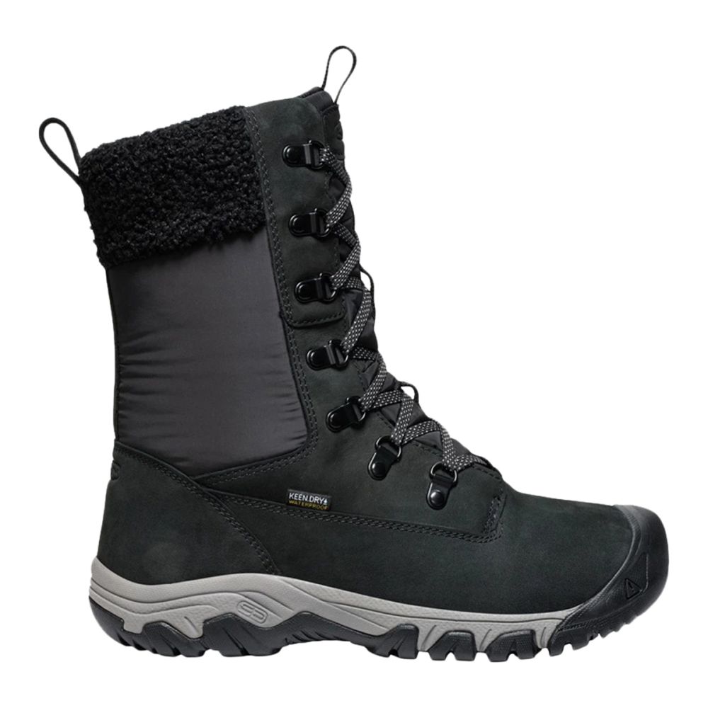 Keen Womens GRETA TALL BOOT waterproof BLACK-BLACK - Paragon