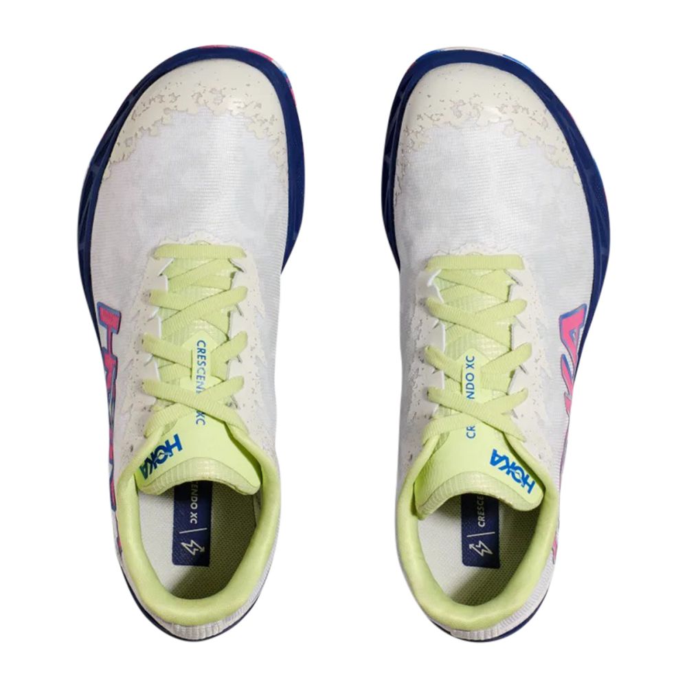 Hoka One One Unisex U CRESCENDO XC WHITE-BLUEBERRY - Paragon