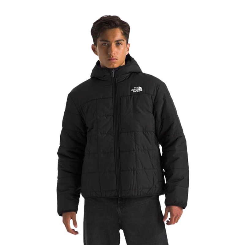 The North Face Boys Reversible Shasta Full Zip Hooded Jacket TNF Black S