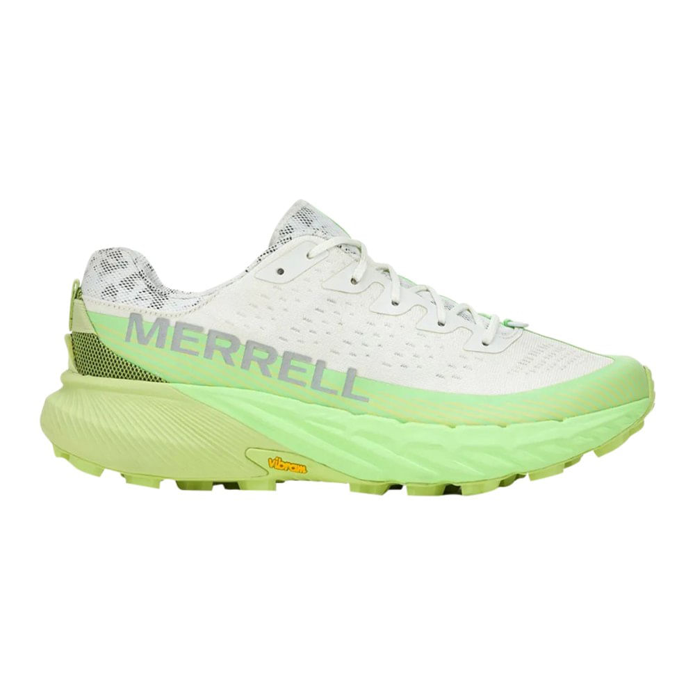 国内配送 MERRELL AGILITY PEAK 5 WHITE /WHITE Merrell Mens AGILITY PEAK 5 WHITE-HYALITE - Paragon Sports