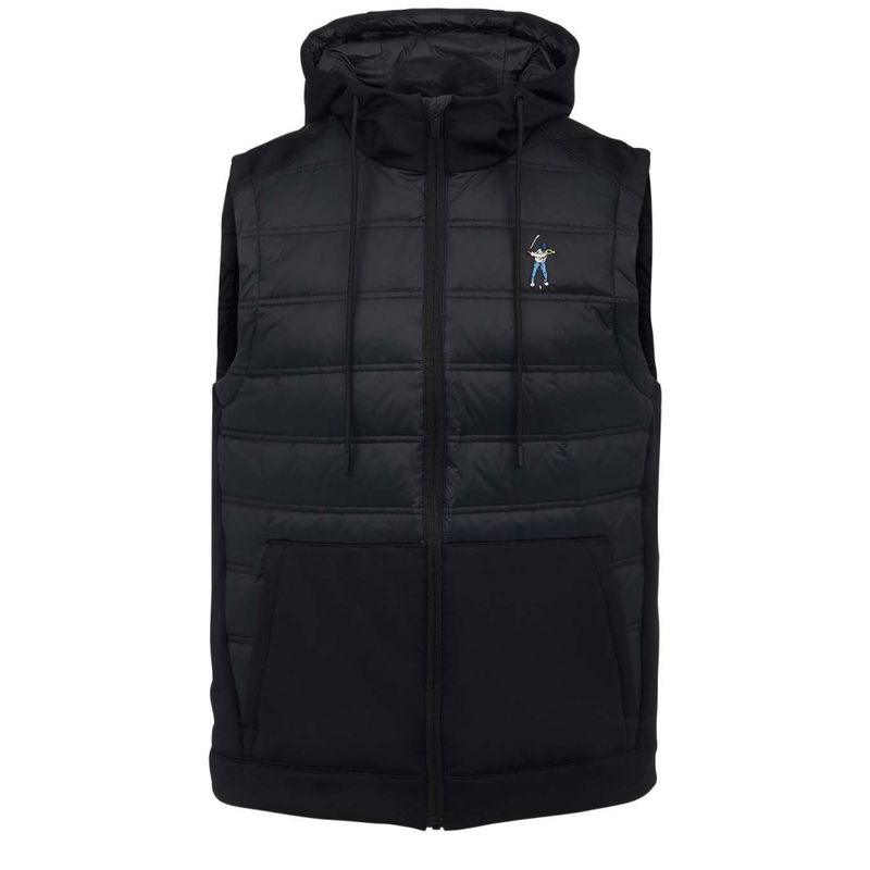 Eastside Golf Mens HOODED PUFFER VEST BLACK - Paragon Sports Eastside Golf Mens HOODED PUFFER VEST BLACK - Paragon Sports