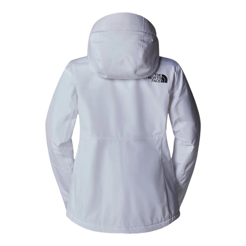 North face ski jacket white best sale