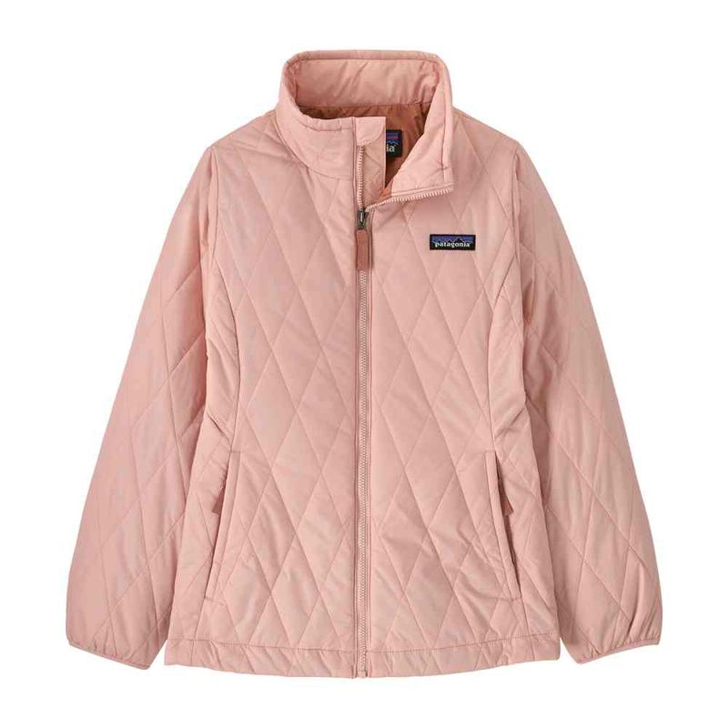 Patagonia Nano Puff Quilted Rose Gold Pink Floral factory Puffer Jacket Youth Size XL