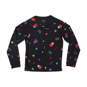 kids confetti midweight baselayer long sleeve