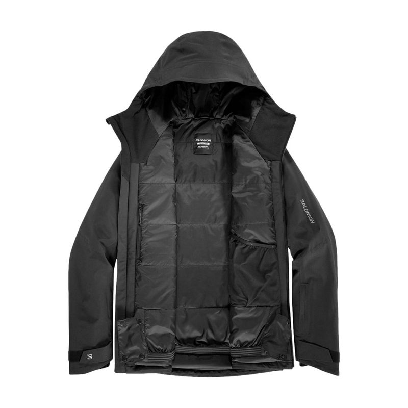 Salomon Mens HIGHLAND JACKET DEEP BLACK - Paragon Sports Salomon Mens HIGHLAND JACKET DEEP BLACK - Paragon Sports