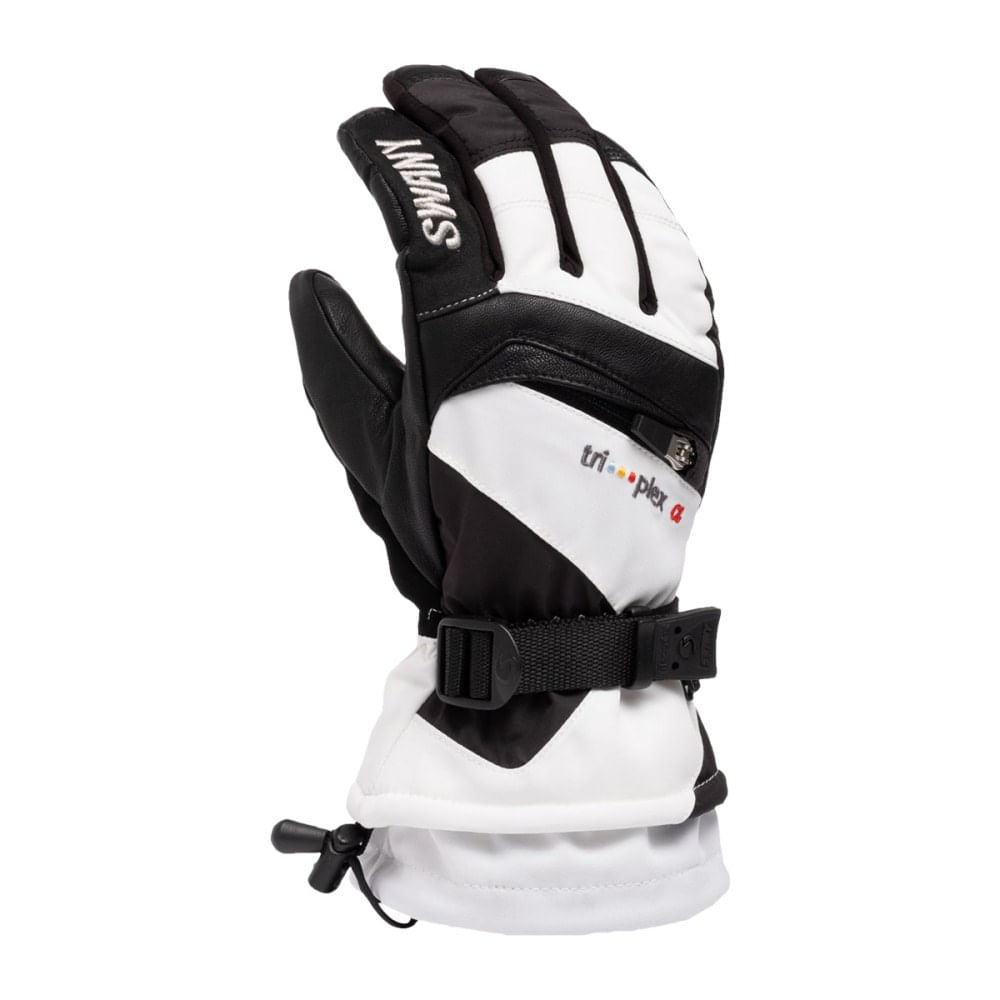 Hot Fingers Womens WM X-CHANGE GLOVE WHITE-BLACK - Paragon