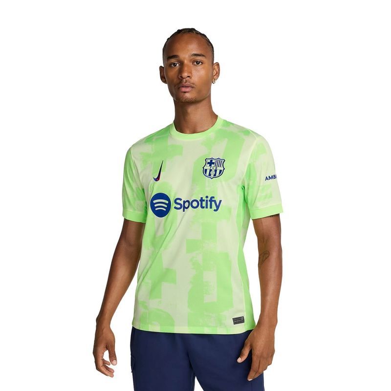 Nike Mens FCB STADIUM 3RD JERSEY BARELY VOLT Paragon Sports